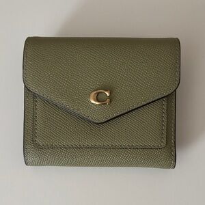 Coach Sage Green Leather Wallet